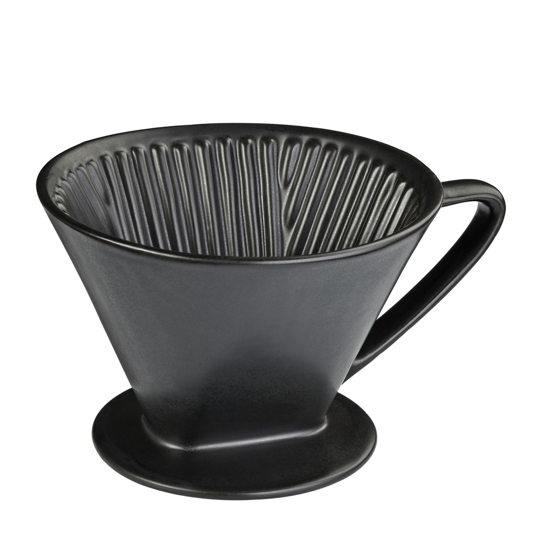 Cilio Koffiefilter nr4 mat zwart