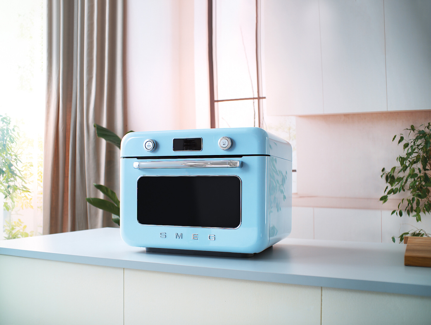 Smeg Combi stoomoven Pastel Blauw