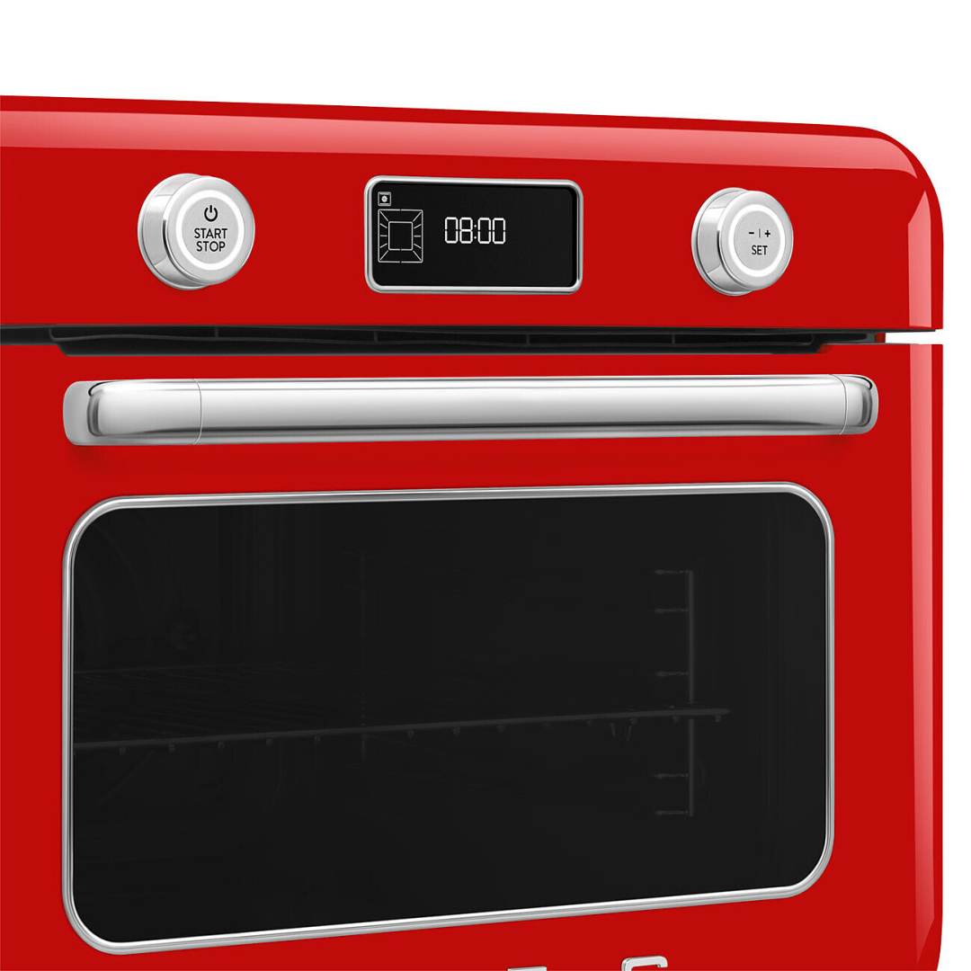 Smeg Combi stoomoven Rood