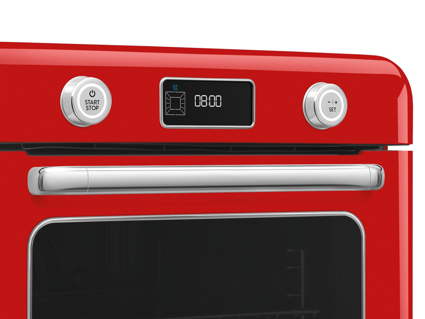 Smeg Combi stoomoven Rood