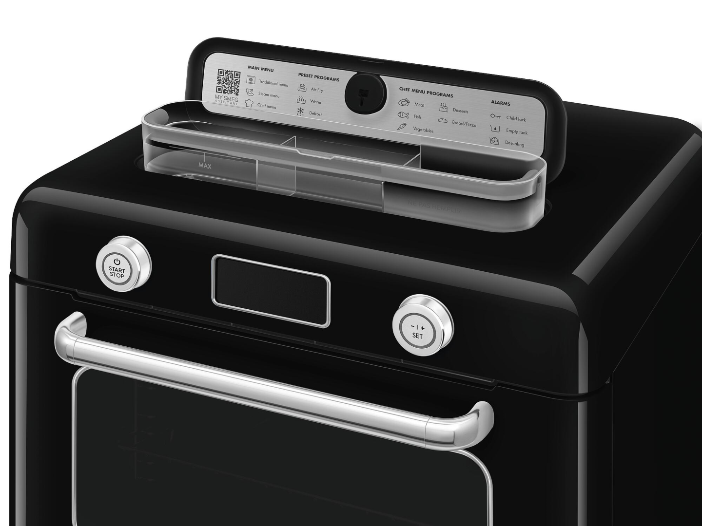 Smeg Combi stoomoven Zwart