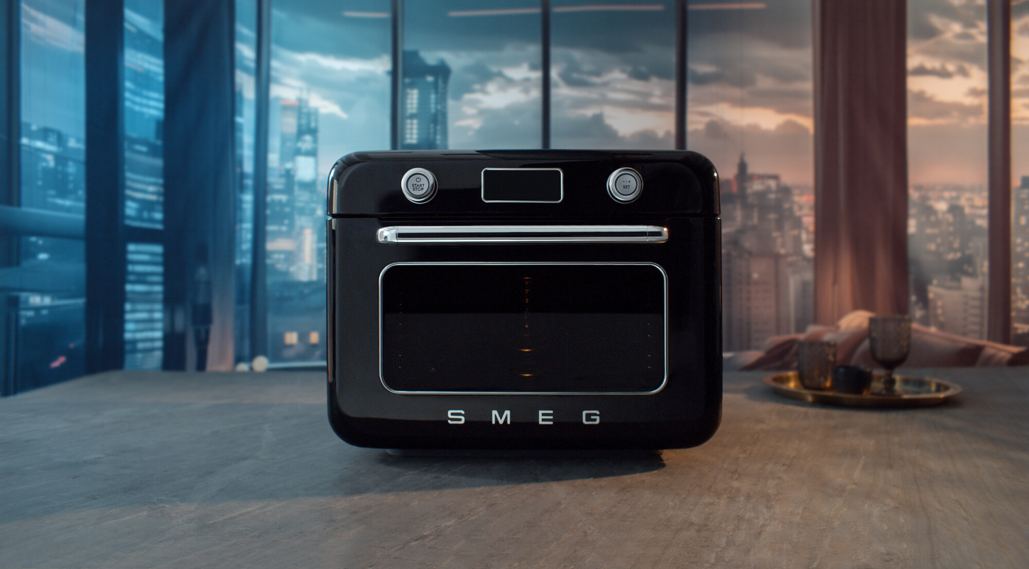 Smeg Combi stoomoven Zwart