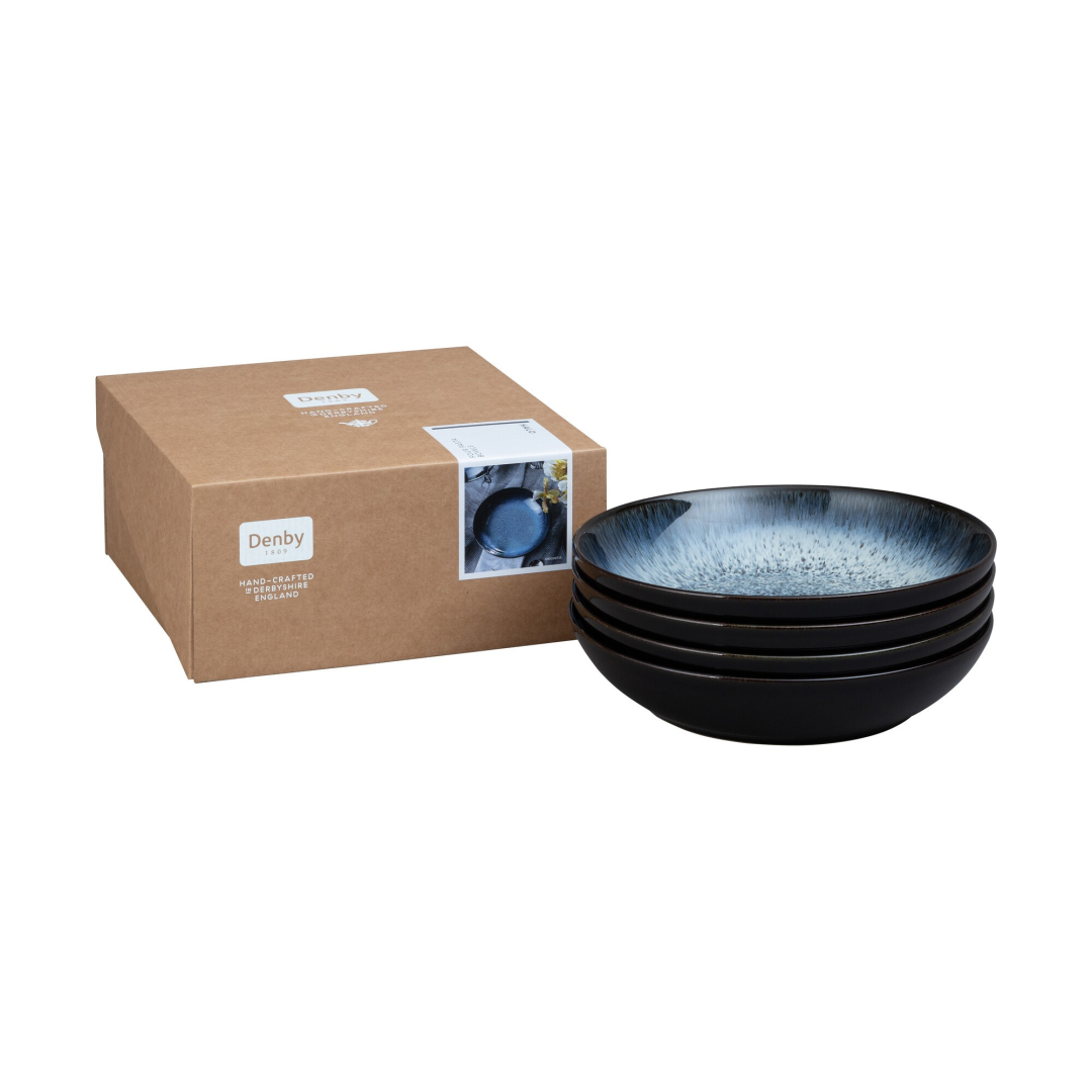 Denby Halo Pastaborden set/4 22  cm