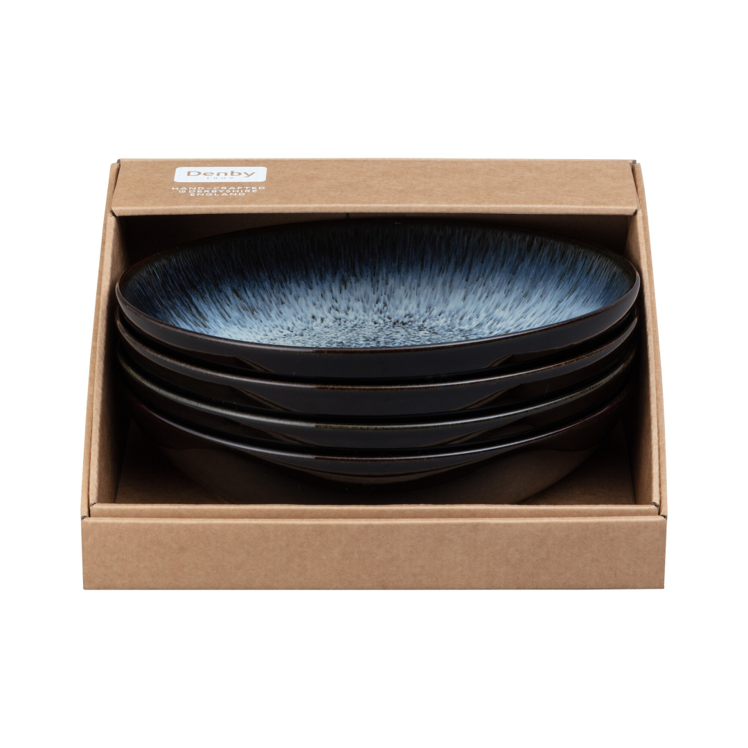 Denby Halo Pastaborden set/4 22  cm