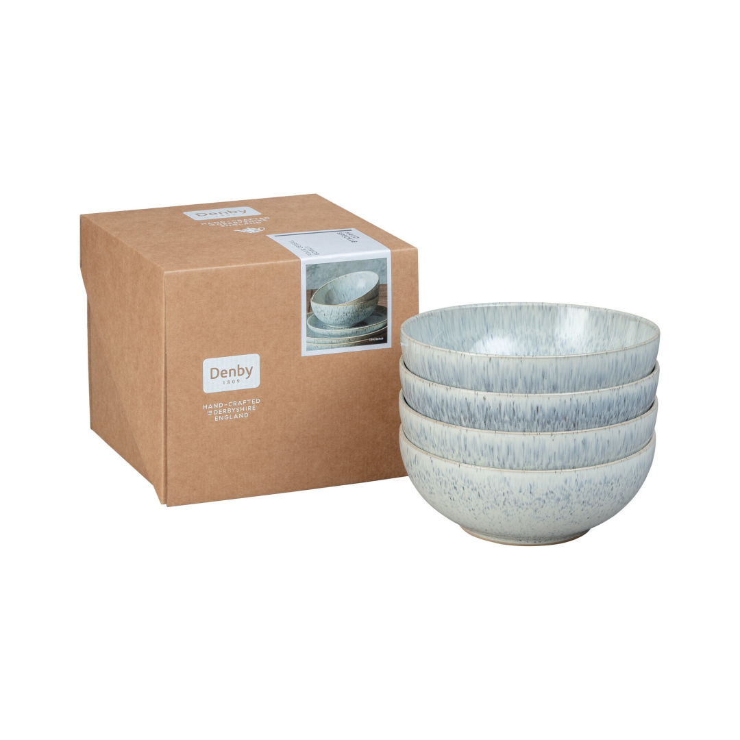 Denby Halo Speckle Kommen set/4 17 cm
