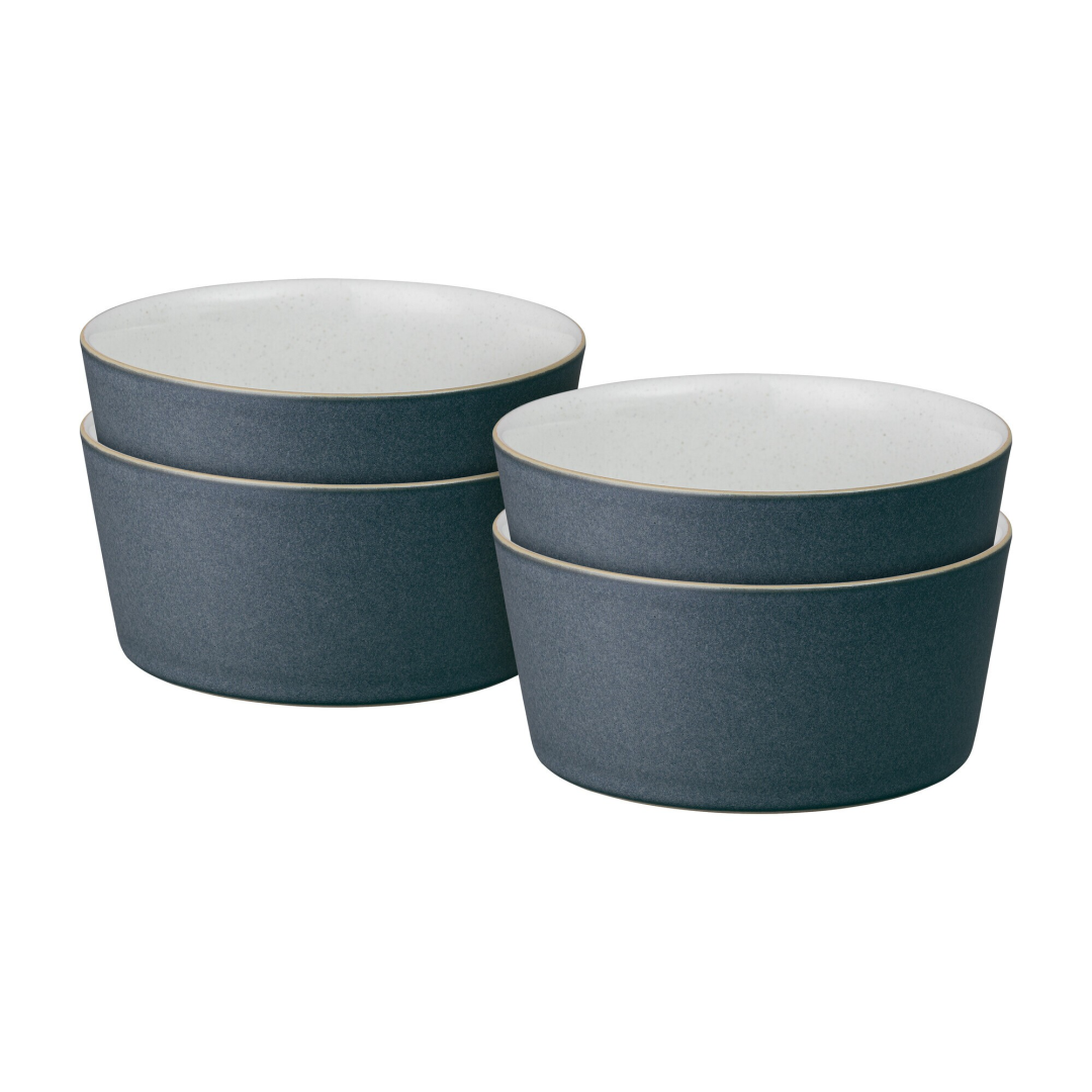 Denby Impression Charcoal Kommen set/4 13 cm