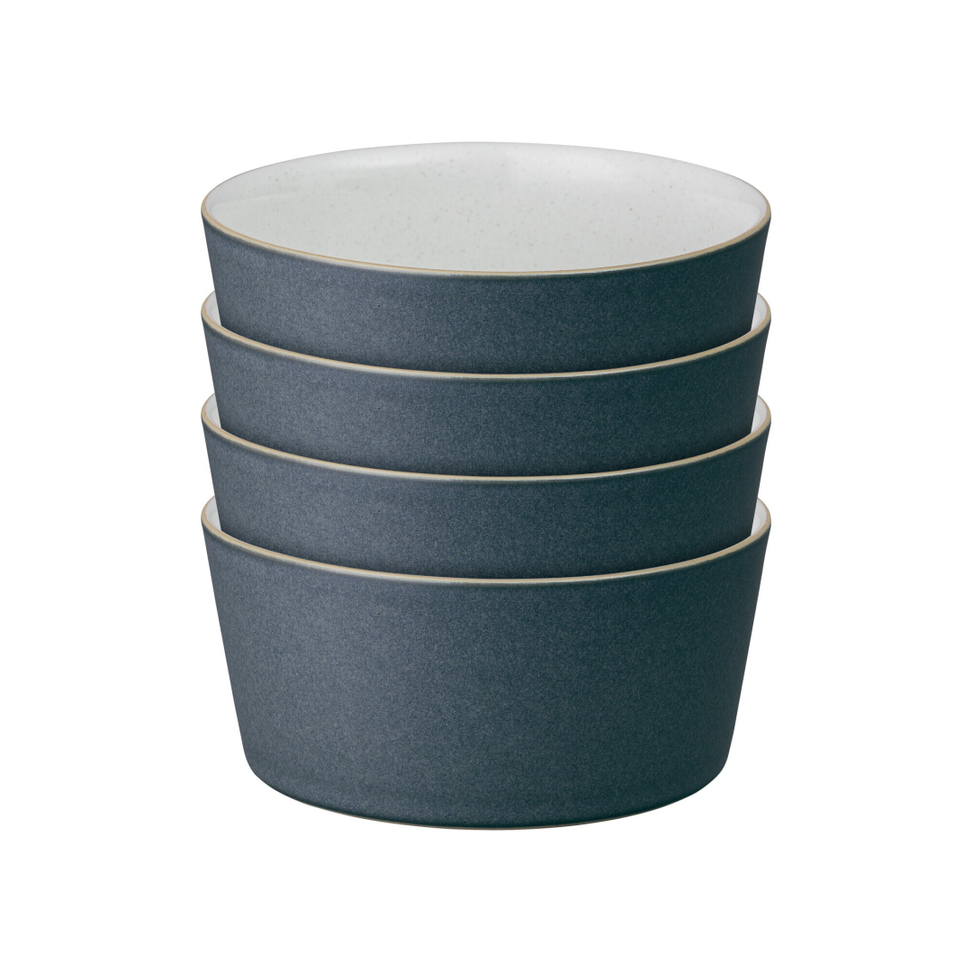 Denby Impression Charcoal Kommen set/4 13 cm