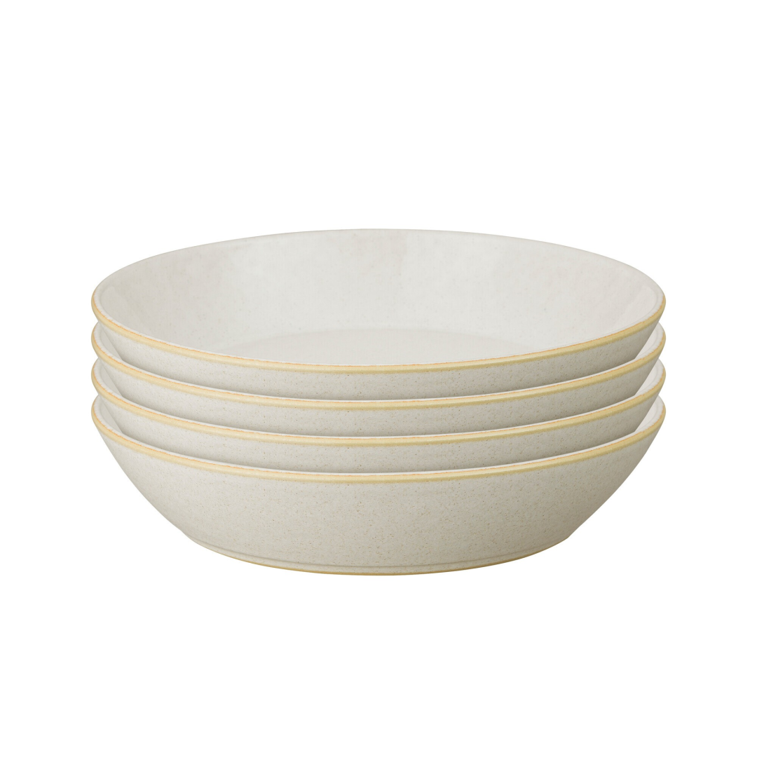Denby Impression Cream Pastaborden set/4 22 cm