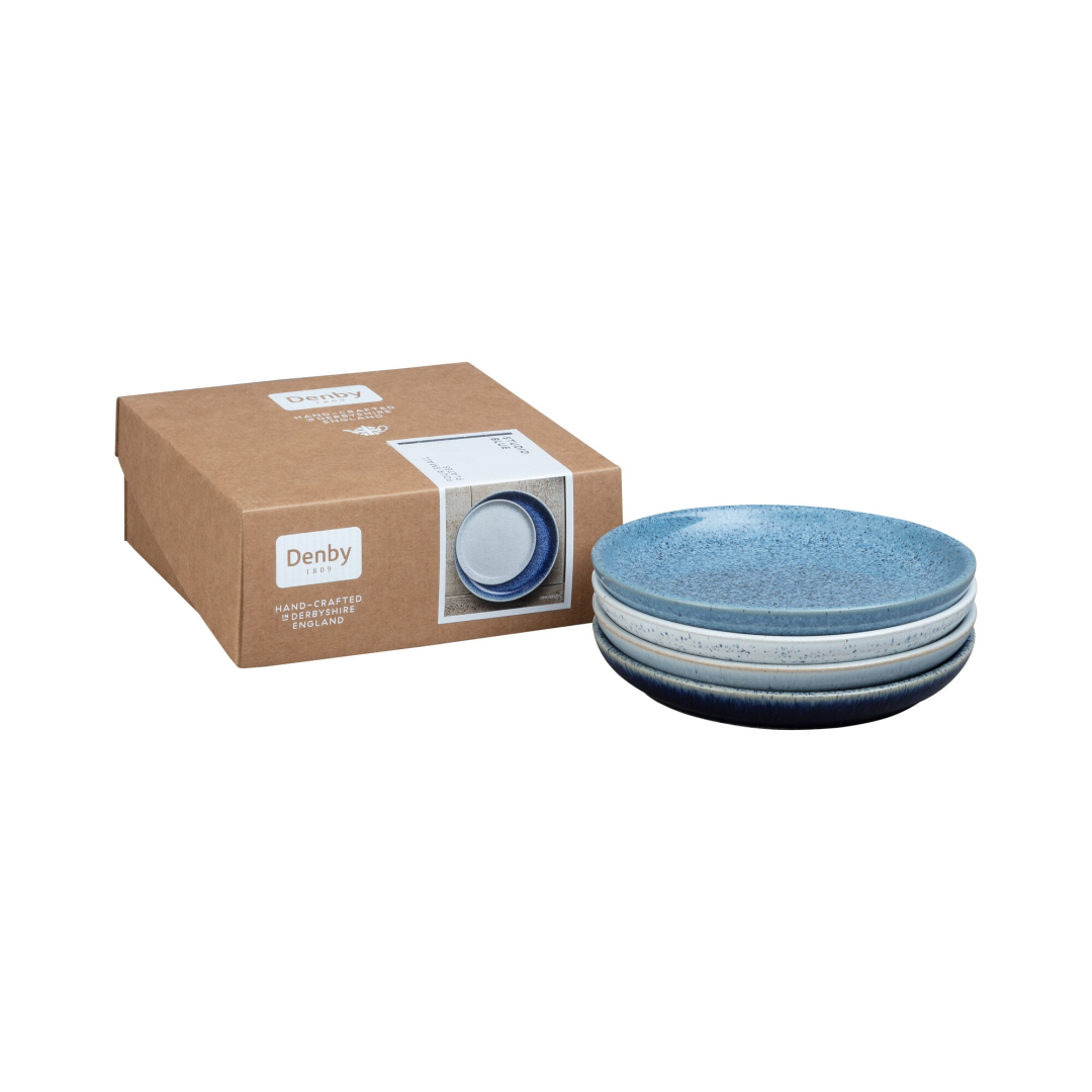Denby Studio Blue Borden set/4 17 cm