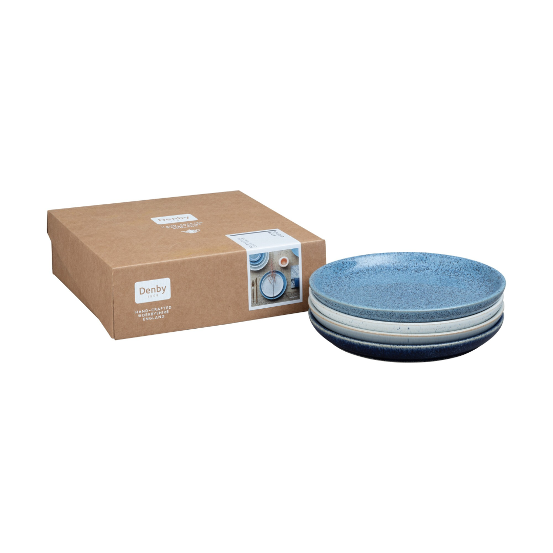 Denby Studio Blue Borden set/4 21 cm