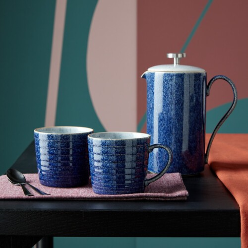 Denby Studio Blue Cafetiere 10 cm