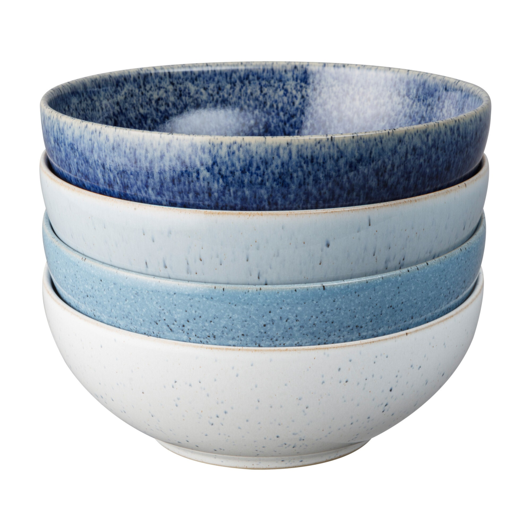 Denby Studio Blue Kommen set/4 17 cm