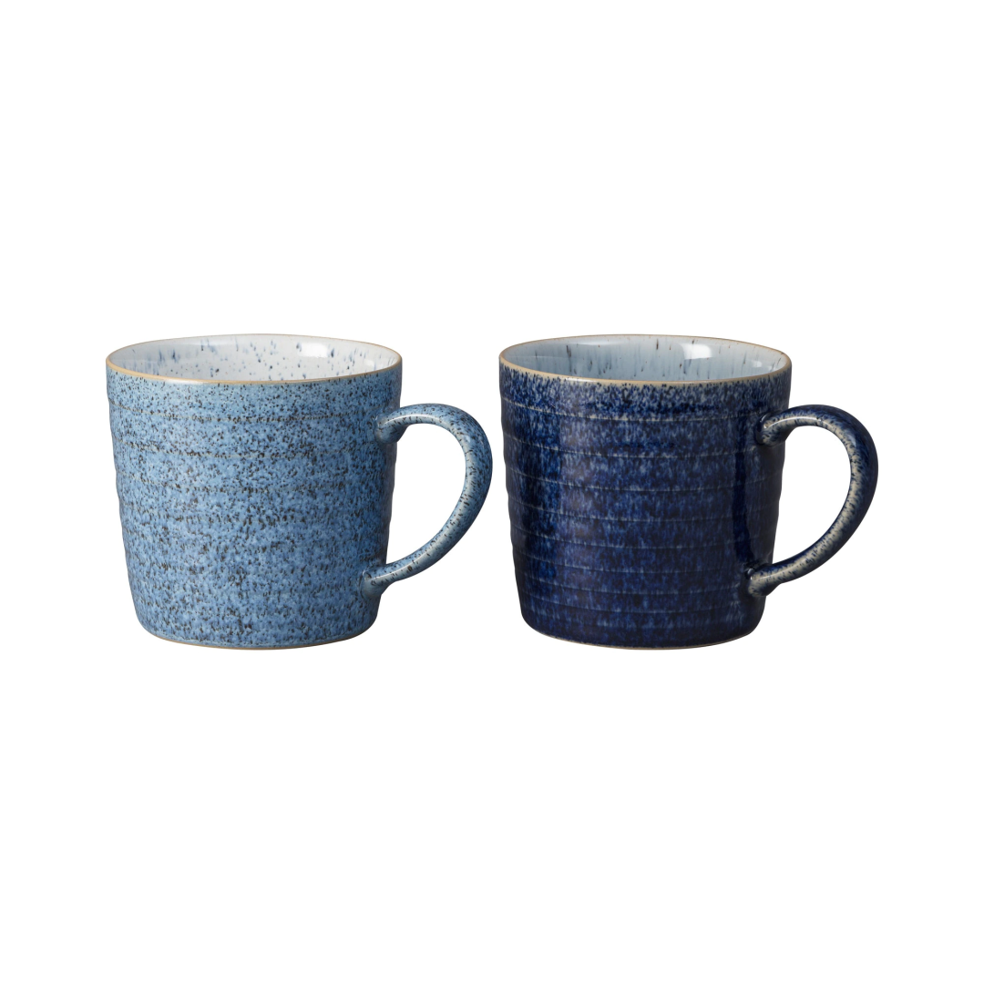 Denby Studio Blue Mokken set/2 9,5 cm