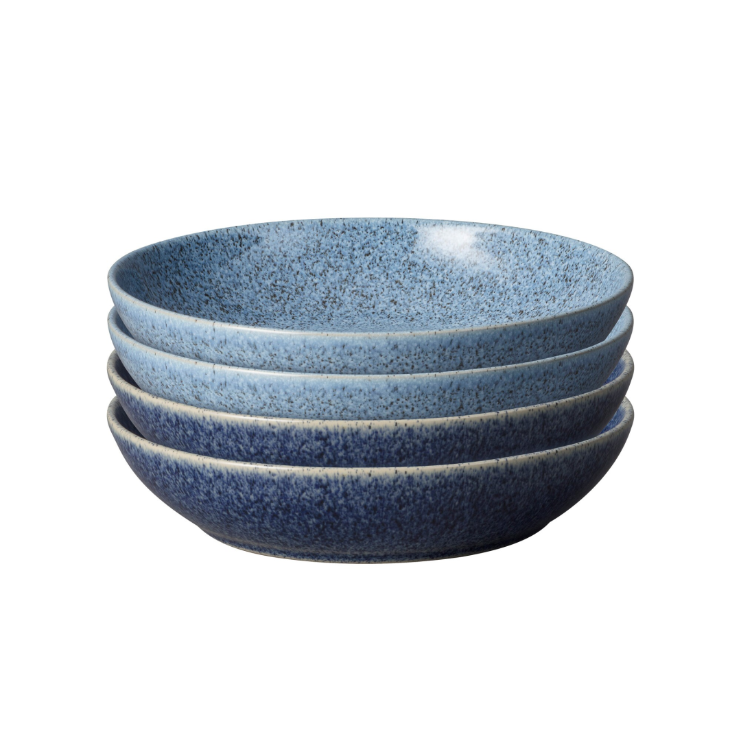 Denby Studio Blue Pastaborden set /4 22 cm