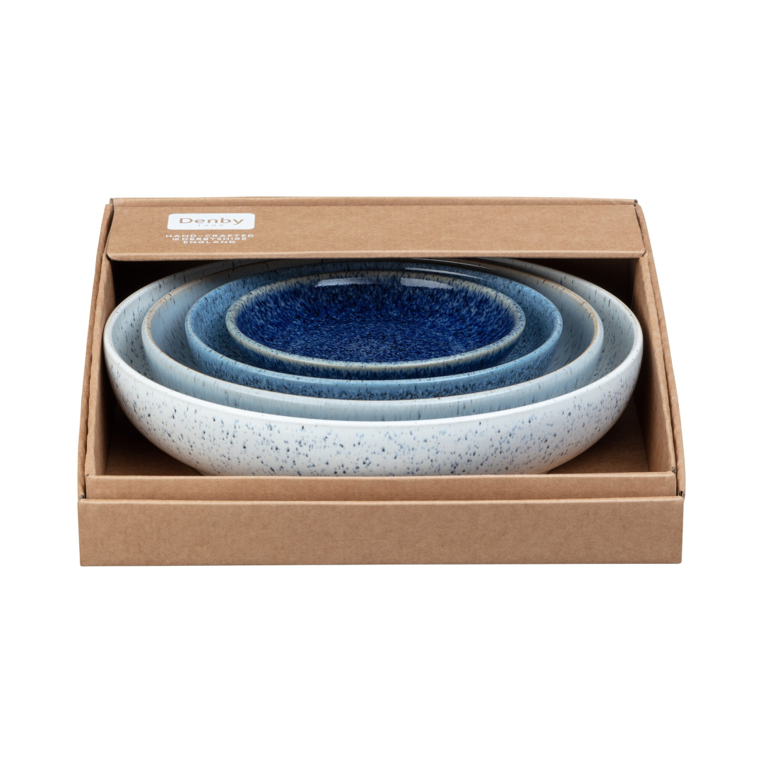 Denby Studio Blue Schalen set/4