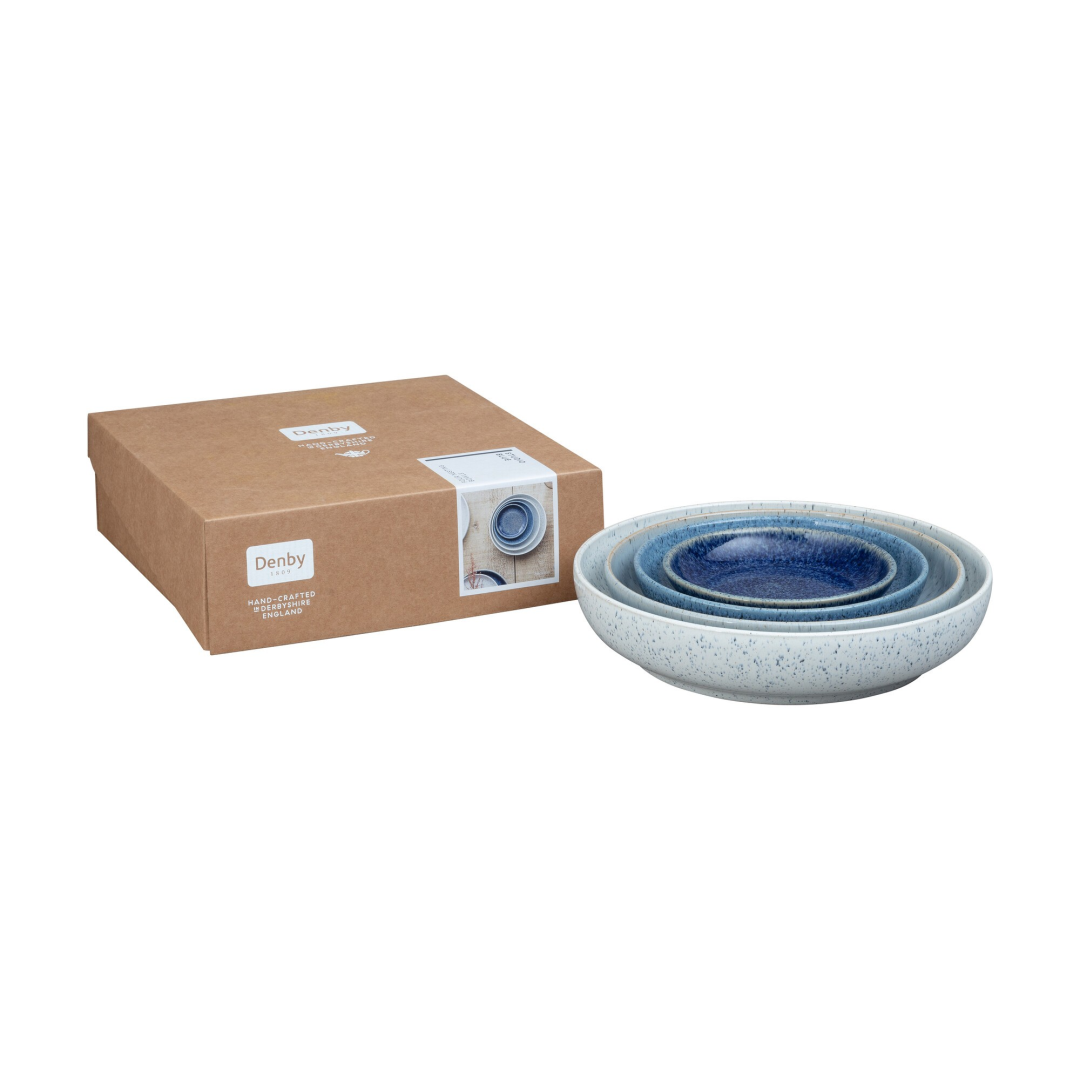 Denby Studio Blue Schalen set/4