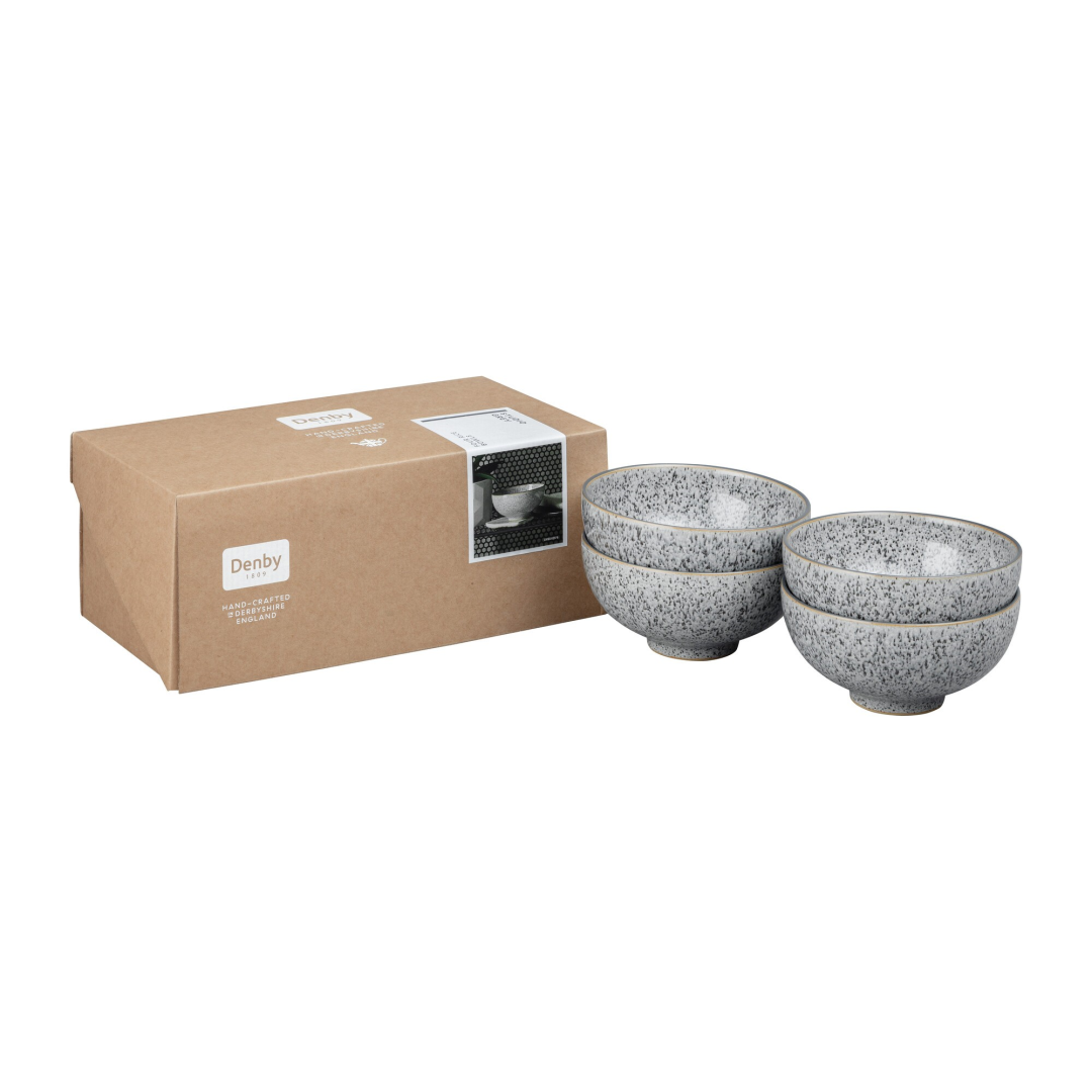 Denby Studio Grey Kommen set/4 13 cm