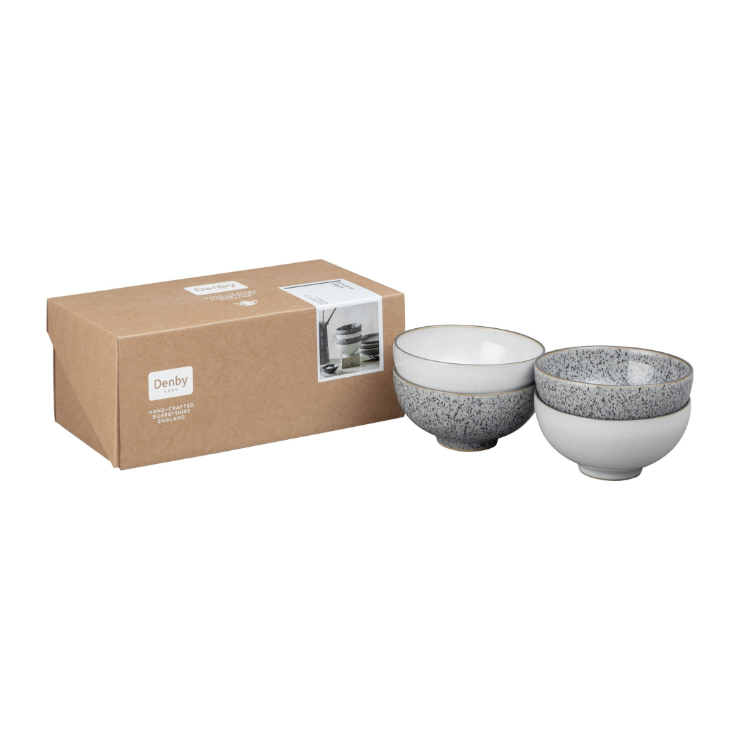 Denby Studio Grey Kommen set/4 13 cm