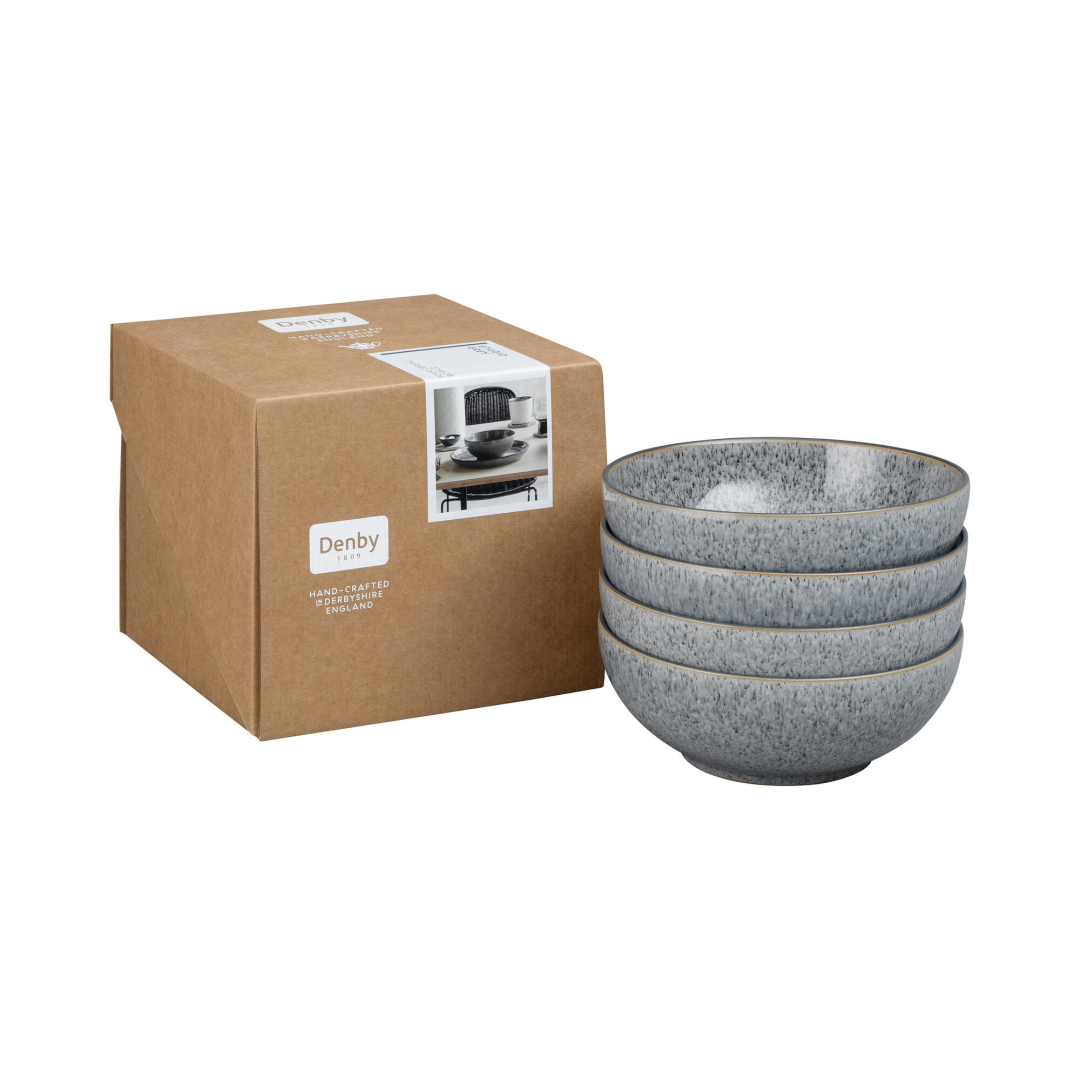 Denby Studio Grey Kommen set/4 17 cm