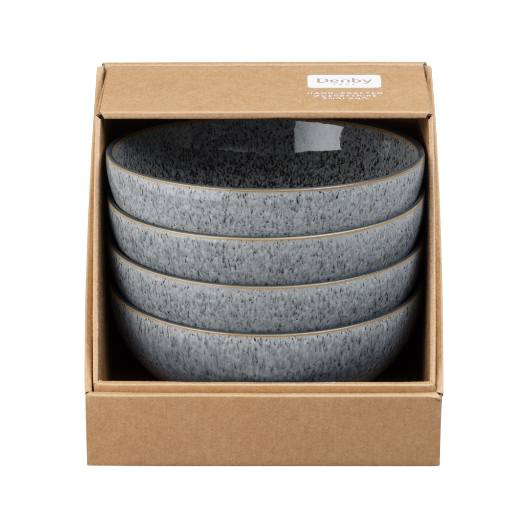 Denby Studio Grey Kommen set/4 17 cm