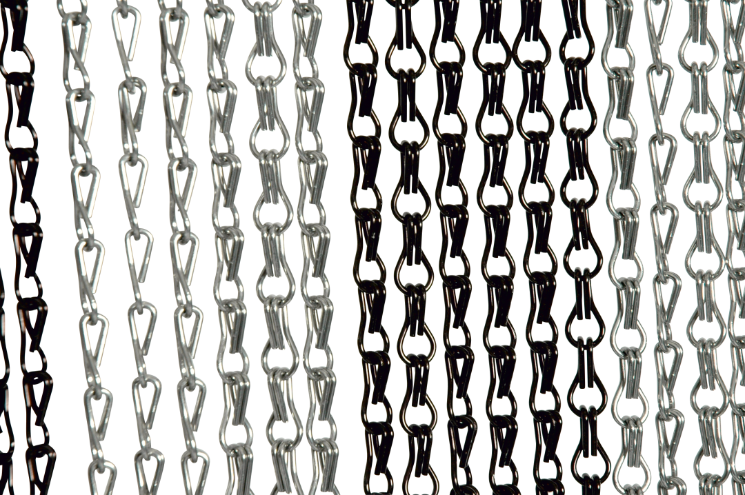 Deurgordijn alu Chain 100x230cm