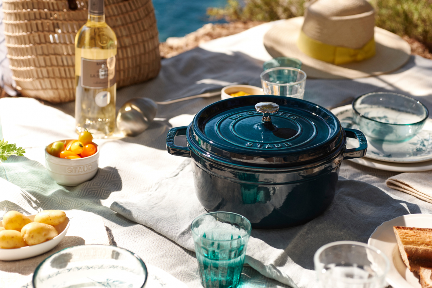 Staub Gietijzeren braadpan Ø 26cm la Mer