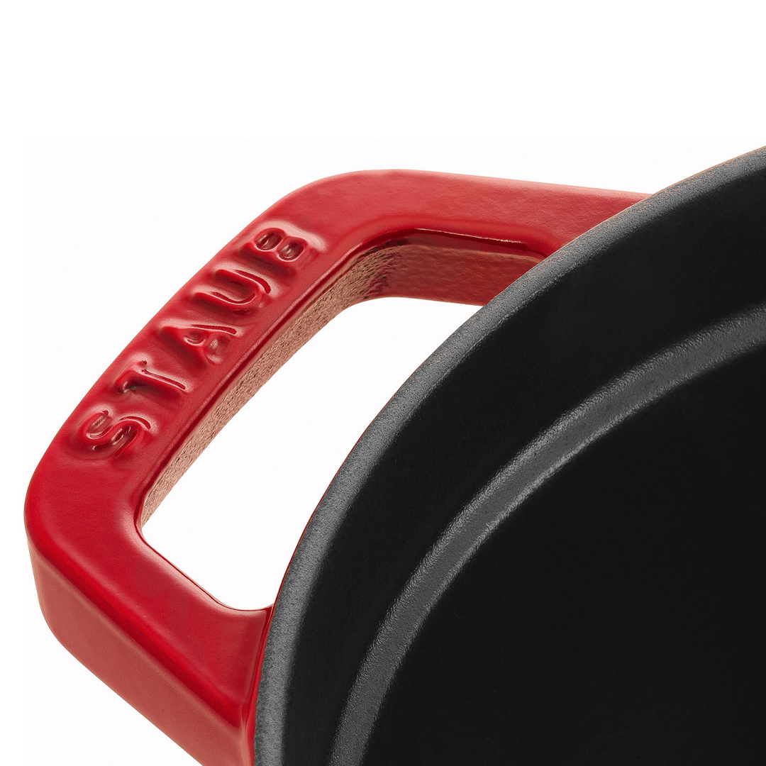 Staub Gietijzeren braadpan ovaal Ø 29 cm kers