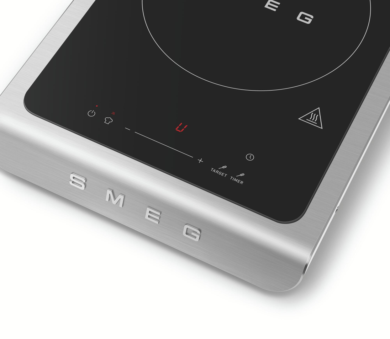 Smeg Inductie kookplaat Vrijstaand Wit Mat