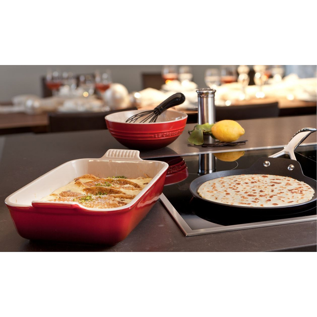 Le Creuset Ovenschaal rechthoekig Kersenrood 32x24cm 4,0l