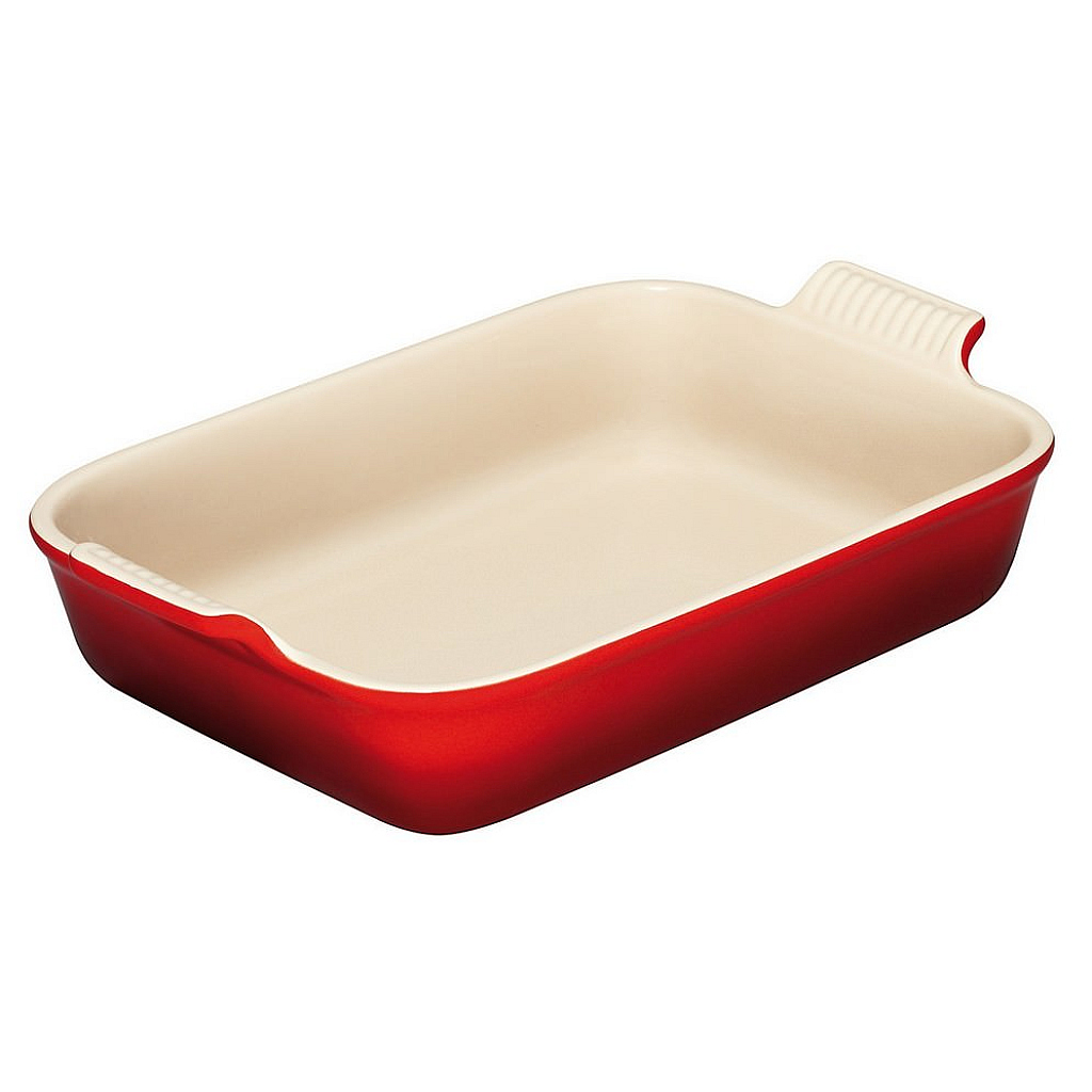 Le Creuset Ovenschaal rechthoekig Kersenrood 32x24cm 4,0l