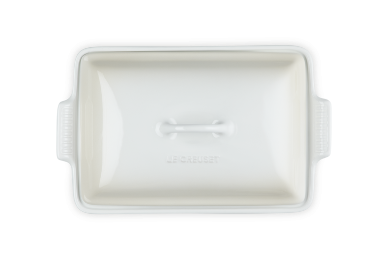 Le creuset Ovenschaal Rechthoekigl Merenque-  3,8L + Deksel
