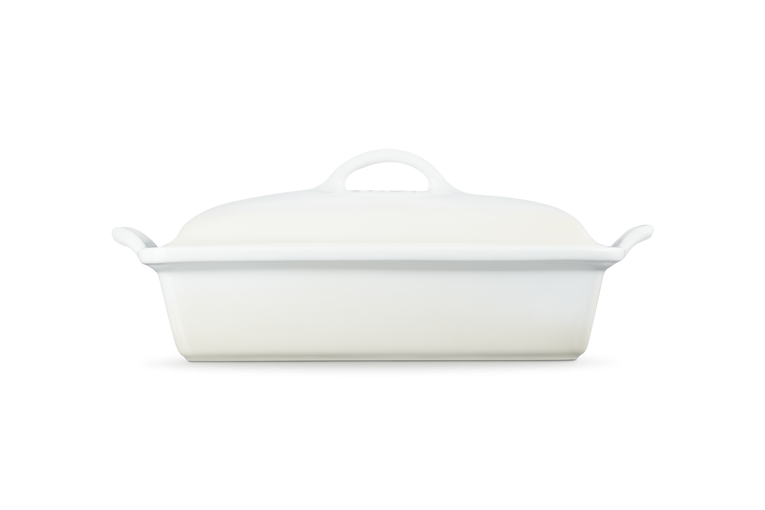 Le creuset Ovenschaal Rechthoekigl Merenque-  3,8L + Deksel