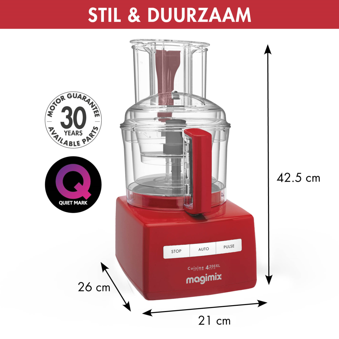 Magimix Foodprocessor CS 4200XL premium rood