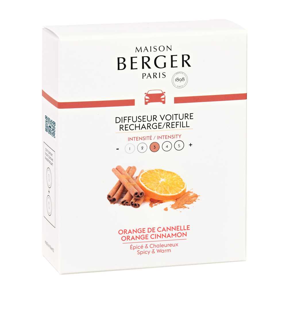 Maison Berger Navulling Auto Diffuser S/2 Orange de Cannelle