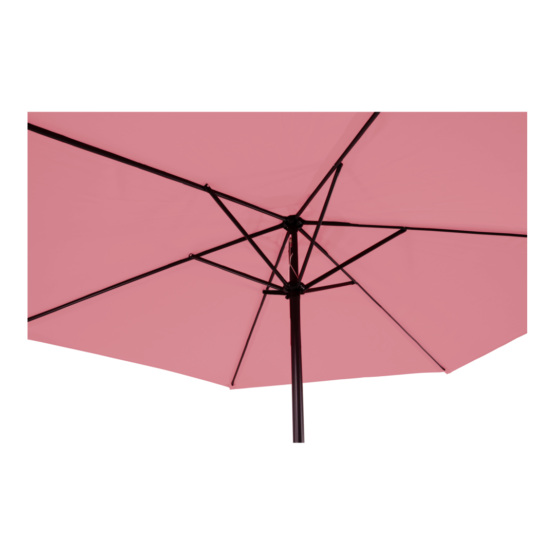 Parasol Gemini soft pink Ø3m