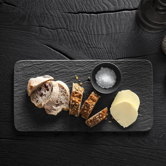 Villeroy & Boch Manufacture Rock Serveerschaal rechthoekig