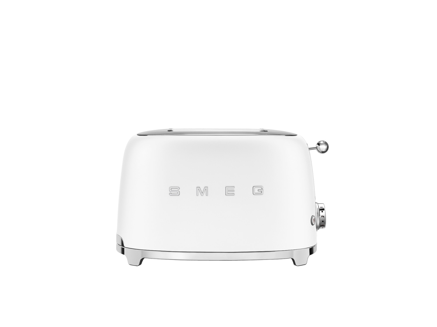 Smeg Broodrooster 2x2 Wit Mat TSF01WHMEU