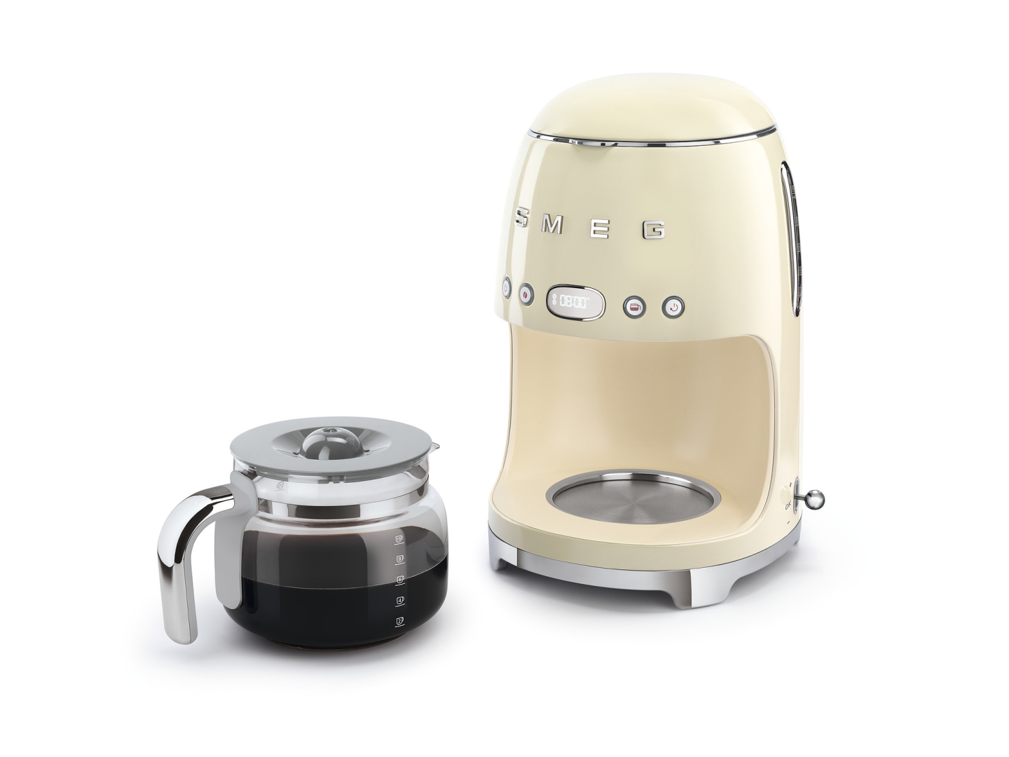 Smeg Filterkoffiemachine Crème DCF02CREU