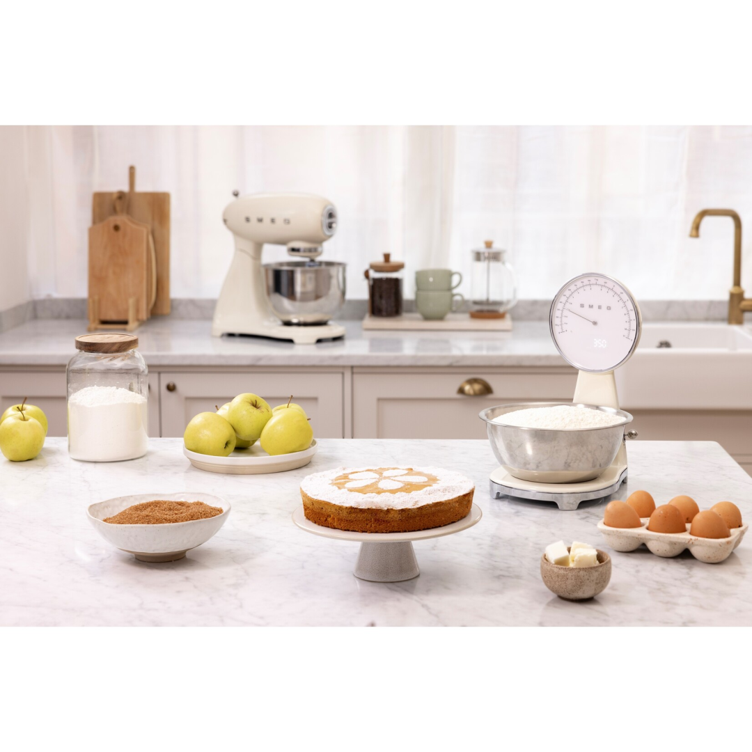Smeg Keukenweegschaal Digitaal/Analoog Creme
