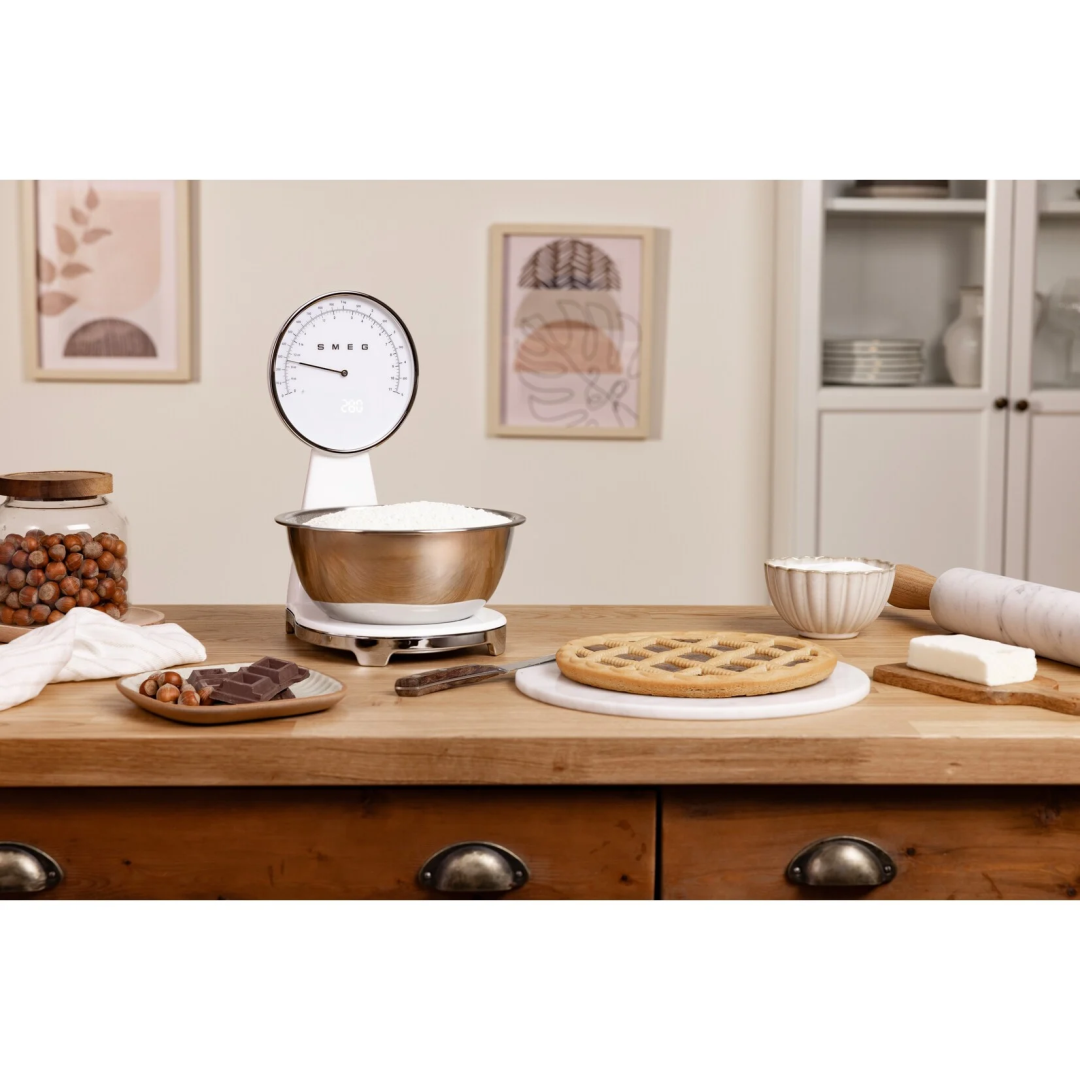 Smeg Keukenweegschaal Digitaal/Analoog Wit