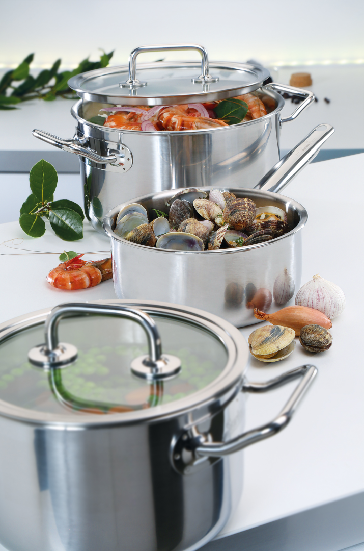 Spring Brigade Basic Steelpan 16cm met glas deksel