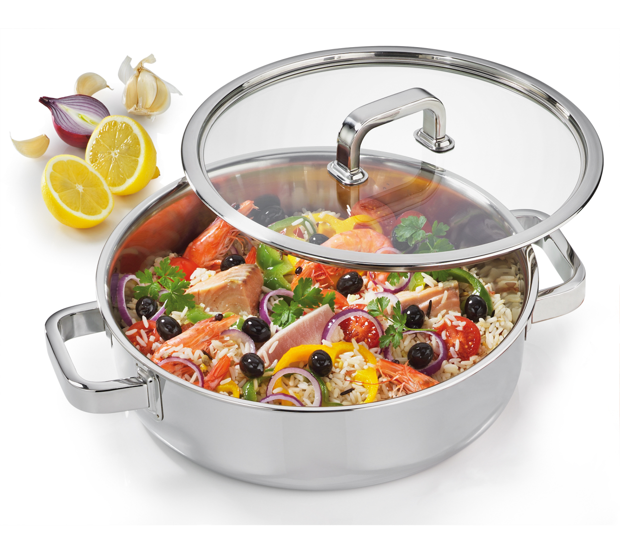 Spring Finesse 2+ Gratineerpan met deksel 28 cm