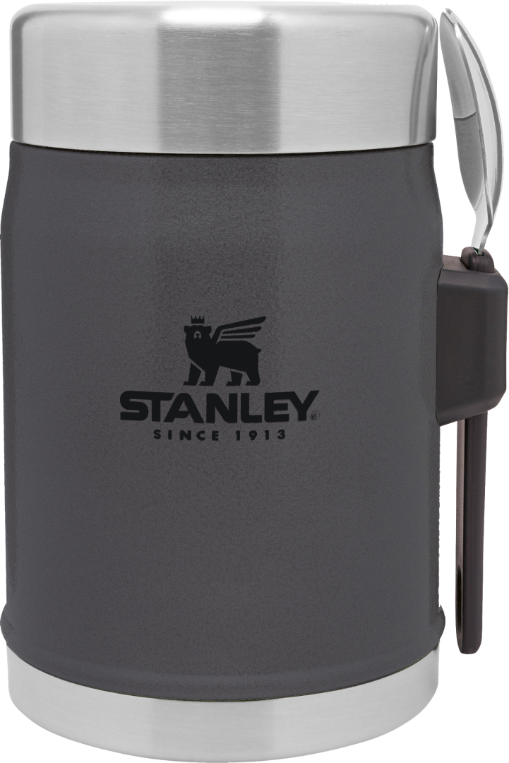 The Legendary FoodJar + Spork 0.4L Charcoal