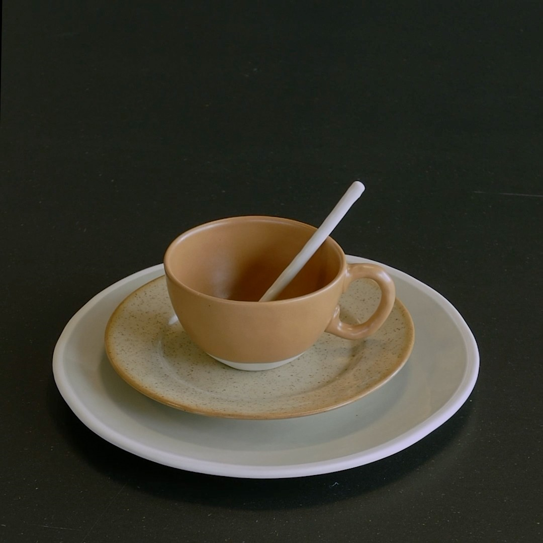 The Table Atelier Cappuccino Mok 300 ml Cinnamon