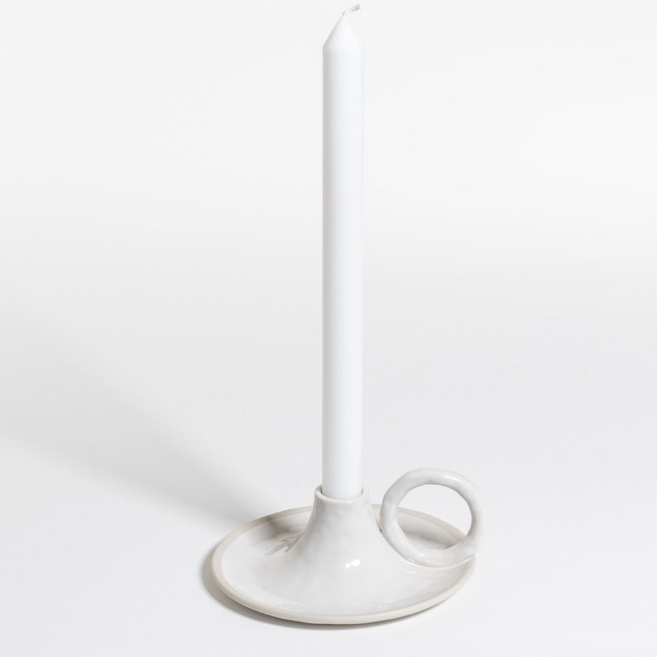 The Table Atelier Kandelaar 14,5x6 cm Milk