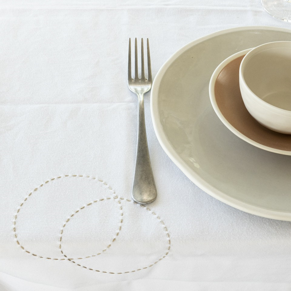 The Table Atelier Kom Ø 10 cm Set van 2 Asparagus