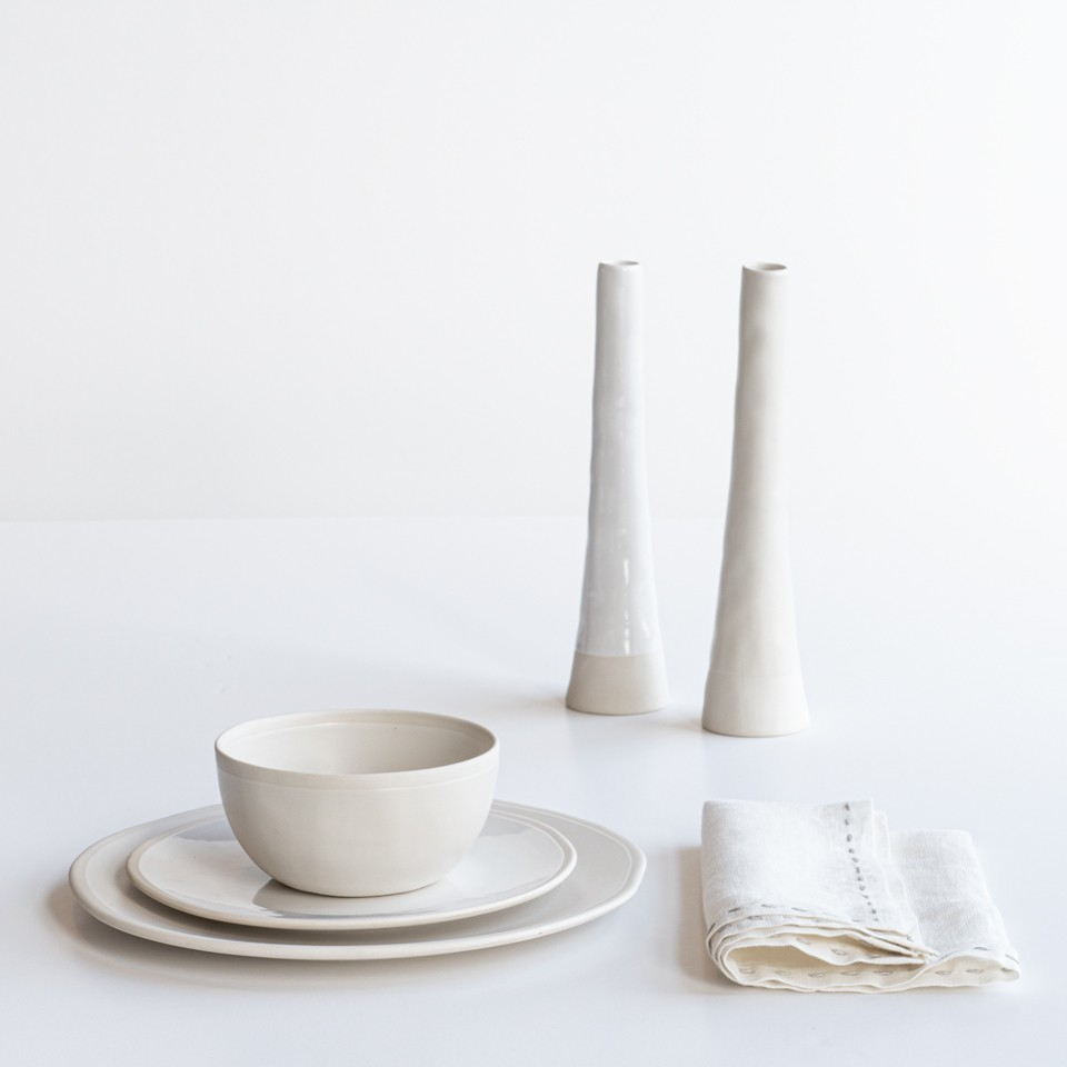 The Table Atelier Vaas 6x22,5 cm Sea Salt
