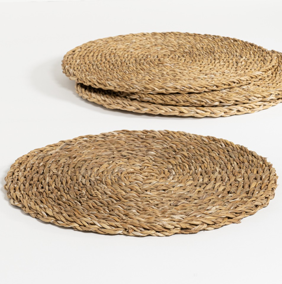 The Table Weave Placemats Set van 4 Wheat