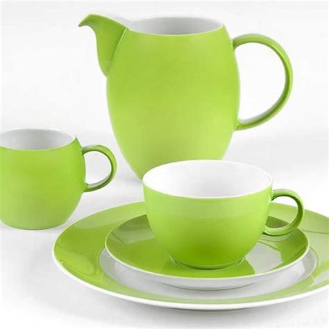 Thomas Sunny Day Apple Green Koffiekop en -schotel