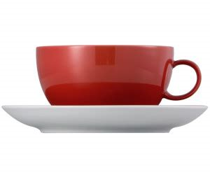 Thomas Sunny Day New Red Koffiekop en -schotel